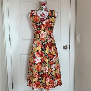 Ann Taylor Floral Dress size 0